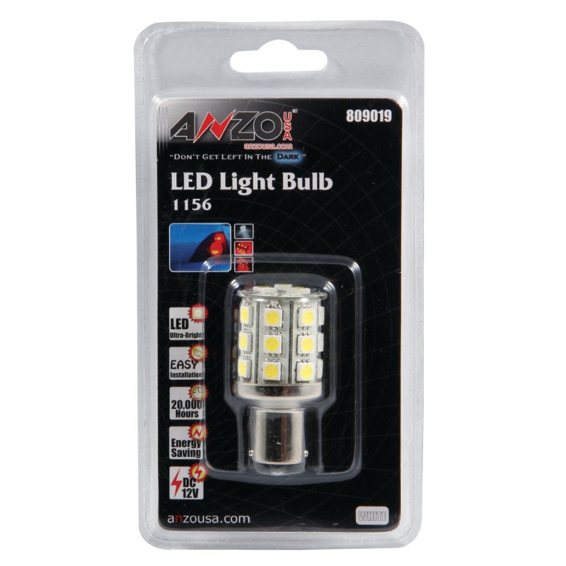 ANZO LED Bulbs Universal LED 1156 White – 24 LEDs 2in Tall