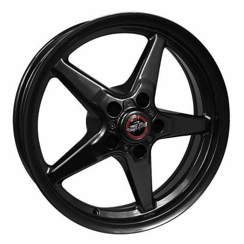 Race Star 92 Drag Star 18×10.50 5×4.75bc 8.75bs Direct Drill Gloss Black Wheel