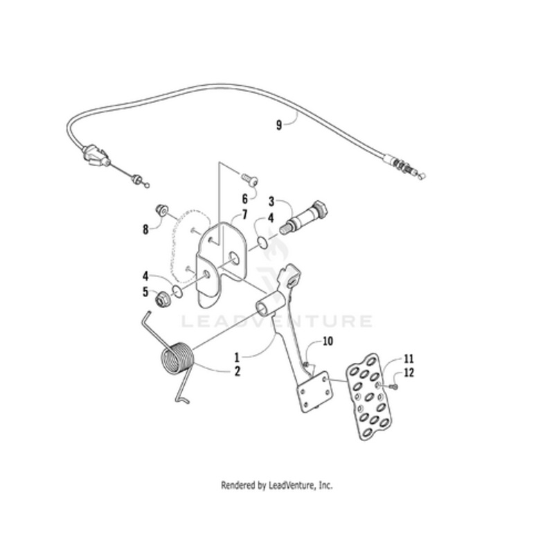 Accelerator Pad – Black by Arctic Cat