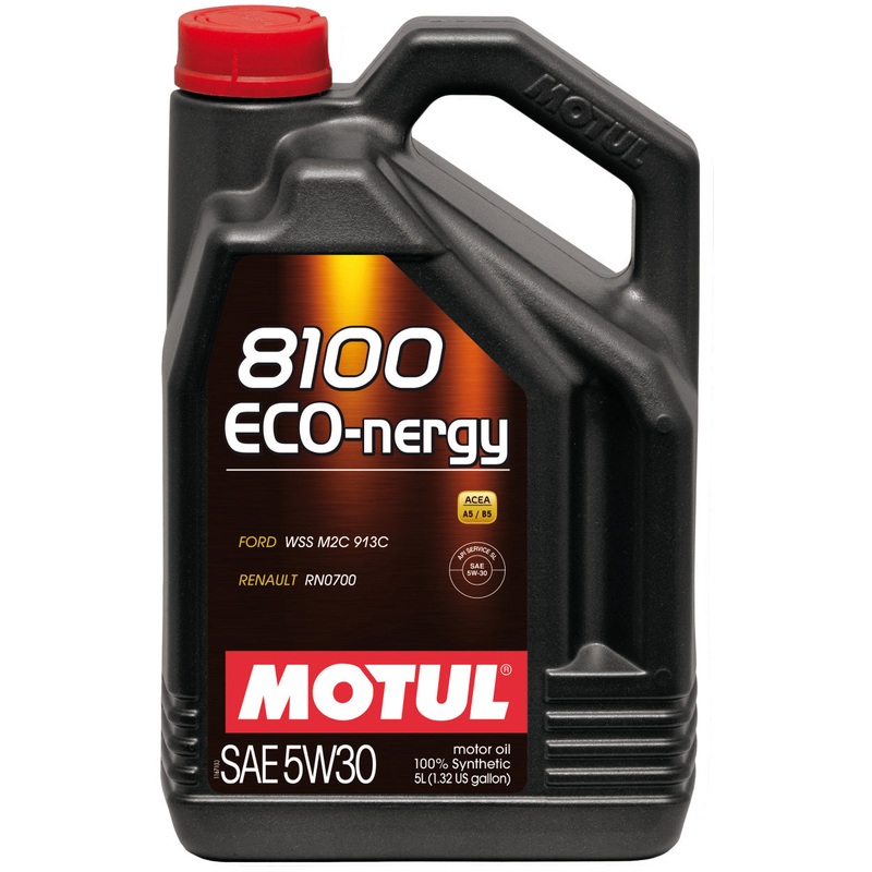 Motul 5L Synthetic Engine Oil 8100 5W30 ECO-NERGY – Ford 913C
