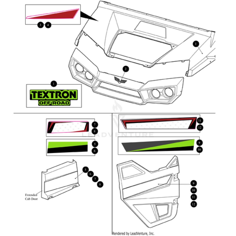 Cowl Side Decal by Arctic Cat