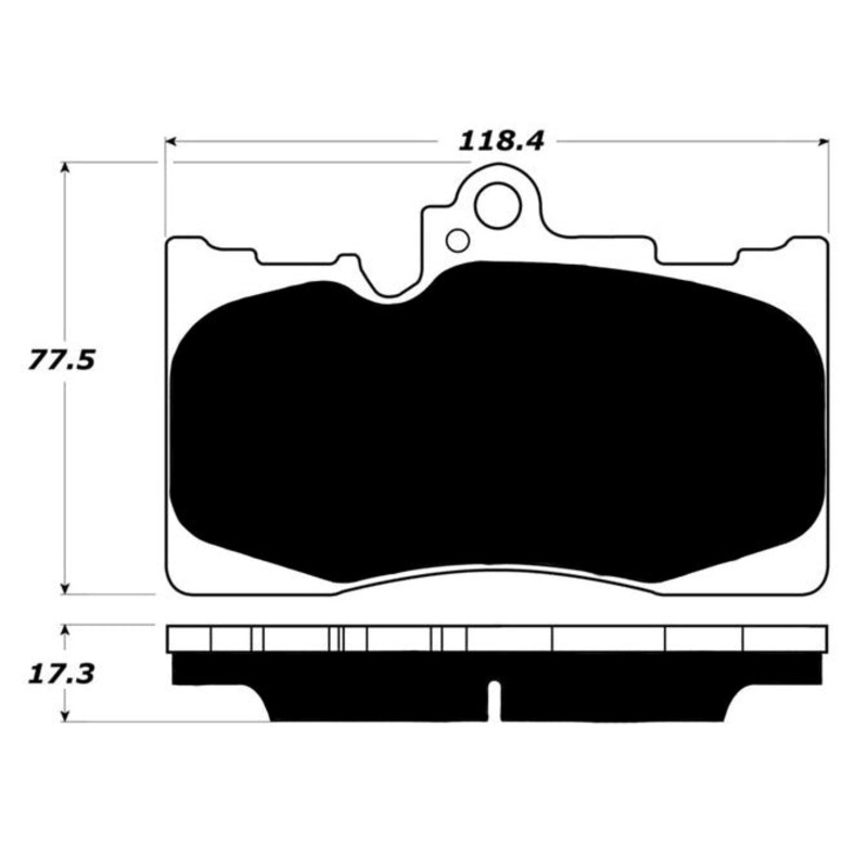 Porterfield Brake Pads for 2007 LEXUS GS 350