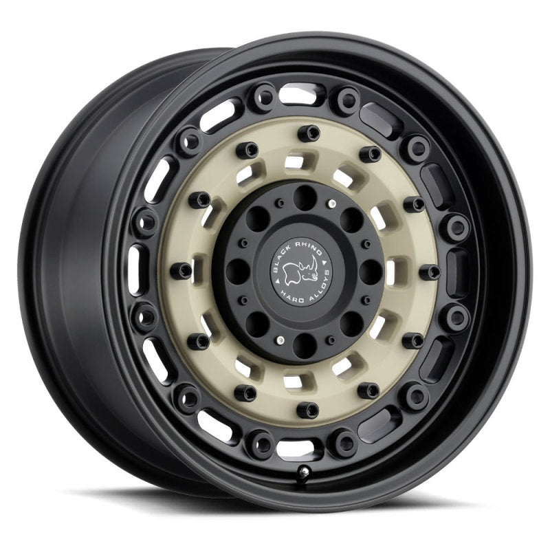 18×9.5 Black Rhino Arsenal Sand On Black Wheel