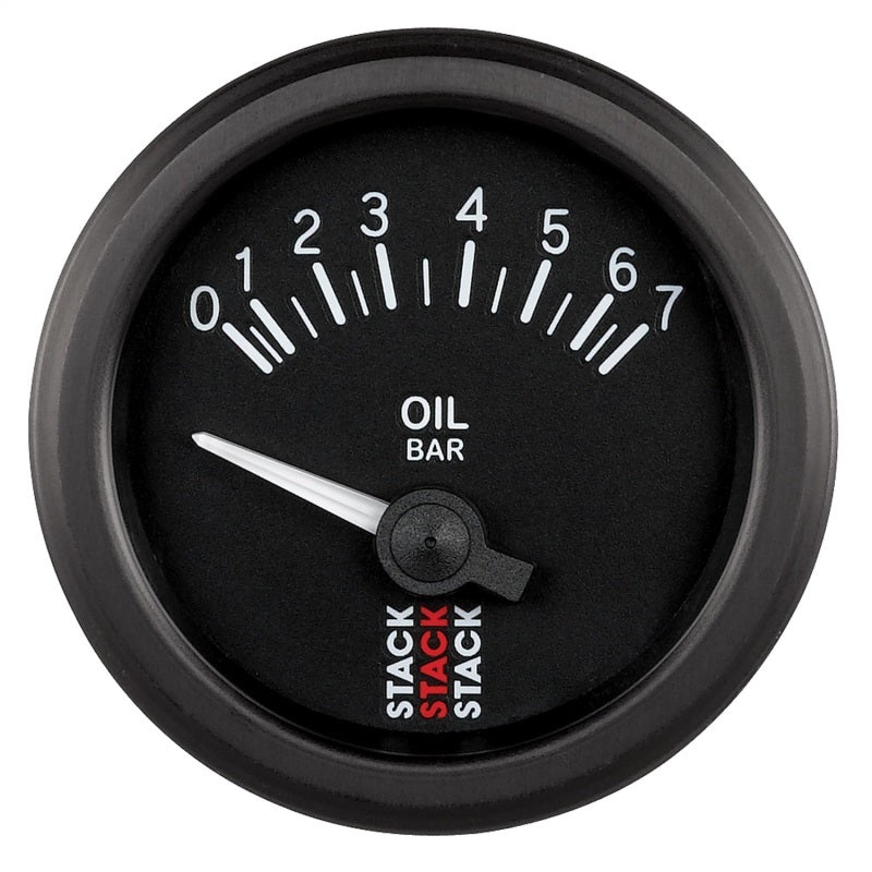Autometer Stack 52mm 0-7 Bar M10 (M) Electric Oil Pressure Gauge – Black