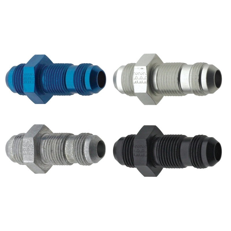 Fragola -16AN Straight Bulkhead – Blue