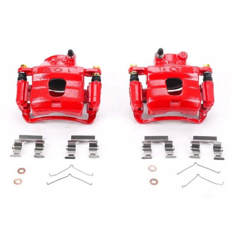 Power Stop 96-99 Infiniti I30 Front Red Calipers w/Brackets – Pair
