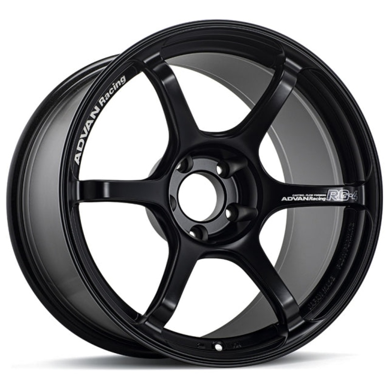 Advan RG-4 Wheel – 18×7.5 +47 | 5×114.3 | Semi Gloss Black