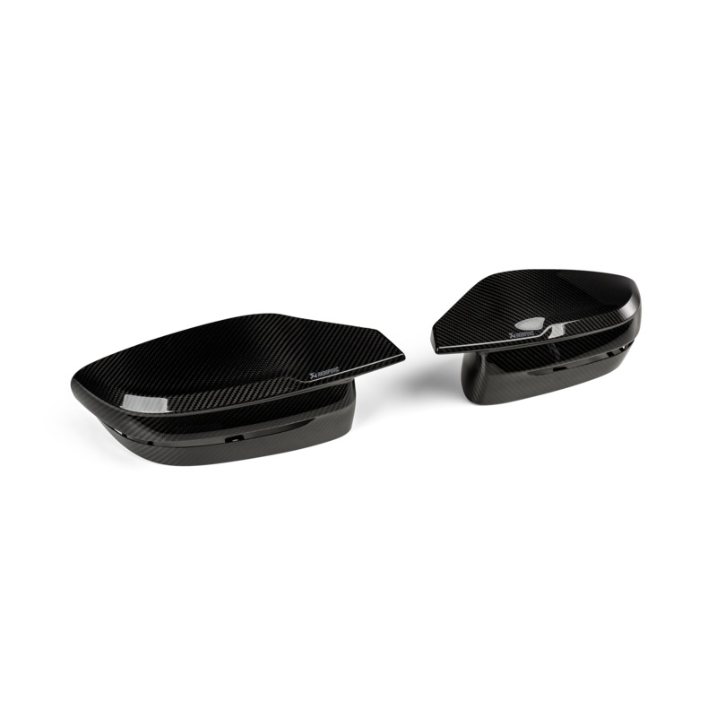 Akrapovic – 2021+ BMW (G87) M2, (G80) M3 & (G82) M4 Mirror Cap Set- Gloss Carbon