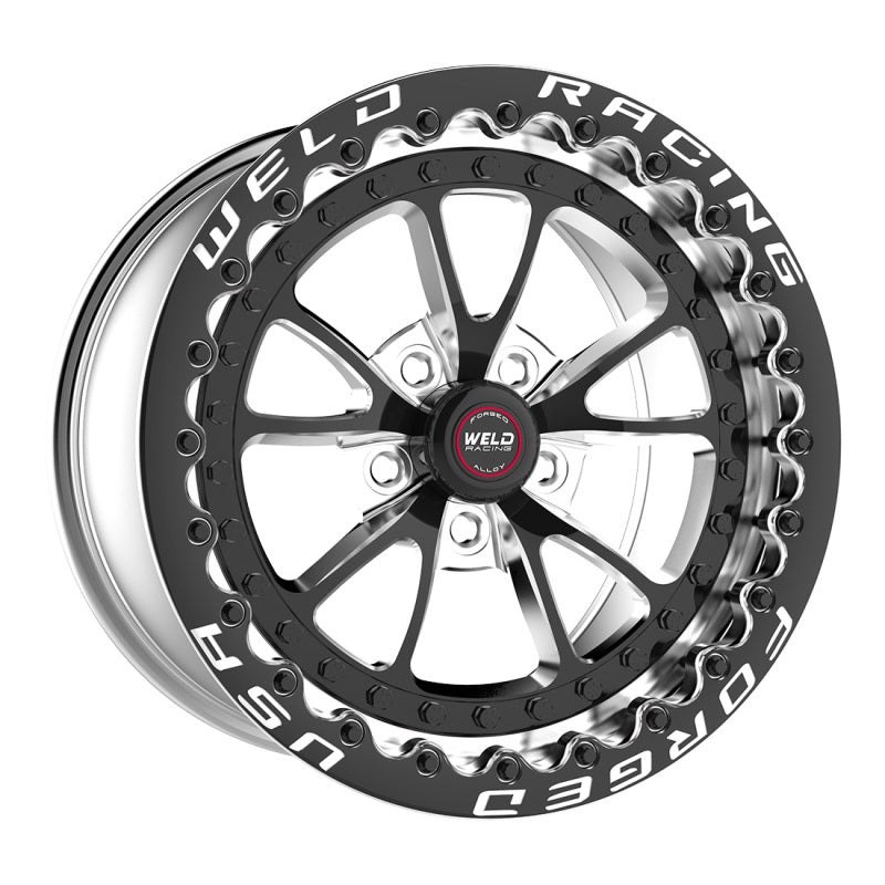 Weld Full Throttle 1-Piece 17×10 / 5×4.5 in / 8in. BS Black Wheel – Black SBL (Low Pad)
