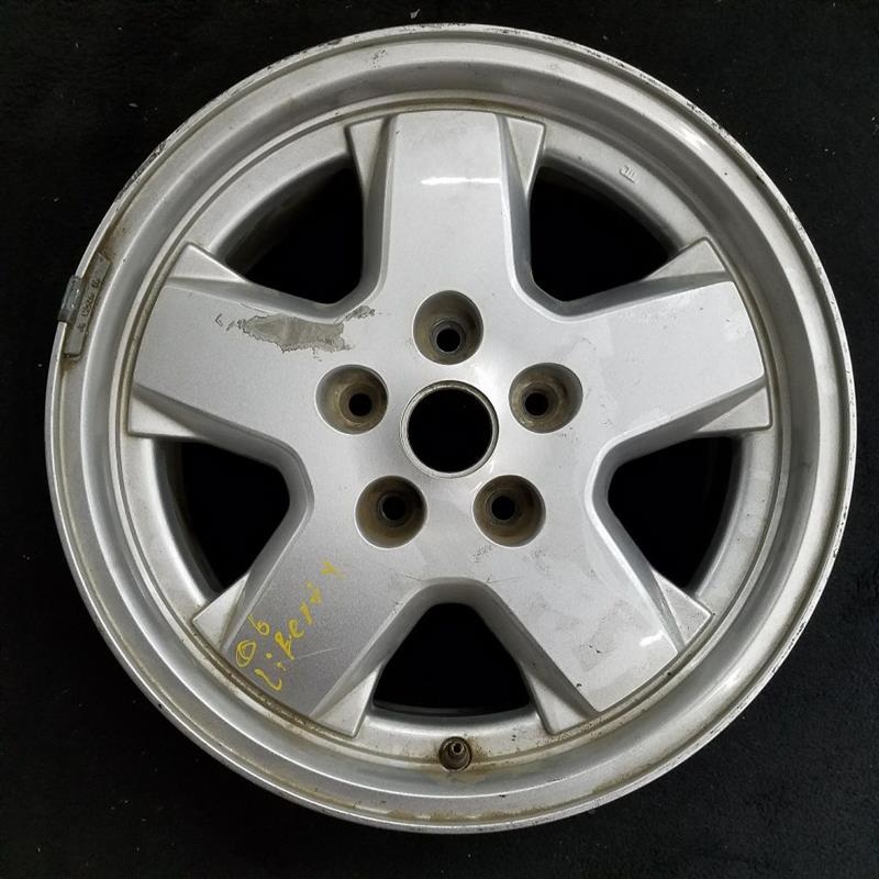 16″ LIBERTY 02 16×7 aluminum 5 spoke w/o dimple spoke tab; face Original OEM Wheel Rim