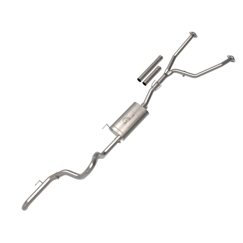 AFE Apollo GT Series Hi-Tuck 2.5″ to 3″ 409 Stainless Exhaust Systems 2022+ Toyota Tundra V6 (3.5L)
