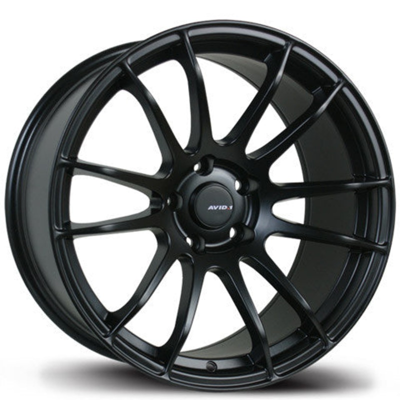 Avid.1 AV-20 18×8.5 5×100 +33 Matte Black Wheel – Universal