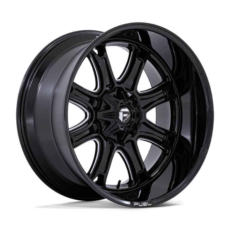 Fuel Wheels Darkstar 24″ 5×114.3/5×127 Gloss Black Milled