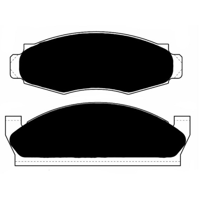Porterfield Brake Pads for 1977 FORD GRANADA w/Rear Discs