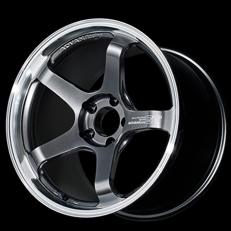 Advan GT Beyond Wheel – 17×7.5 +38 | 5×100 | Machining & Hyper Platinum Black
