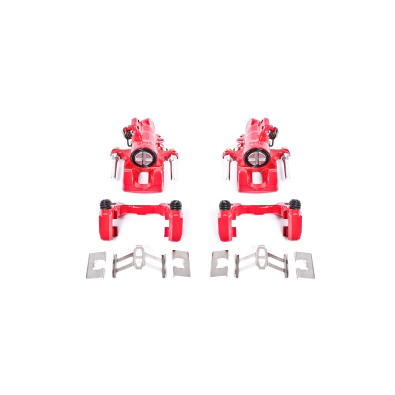 Power Stop 01-05 Acura EL Rear Red Calipers w/Brackets – Pair
