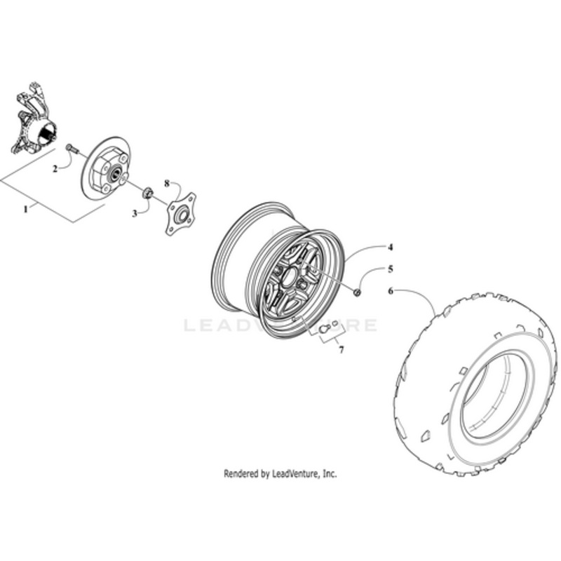 Tire 25X10.5R12 – K519 by Arctic Cat