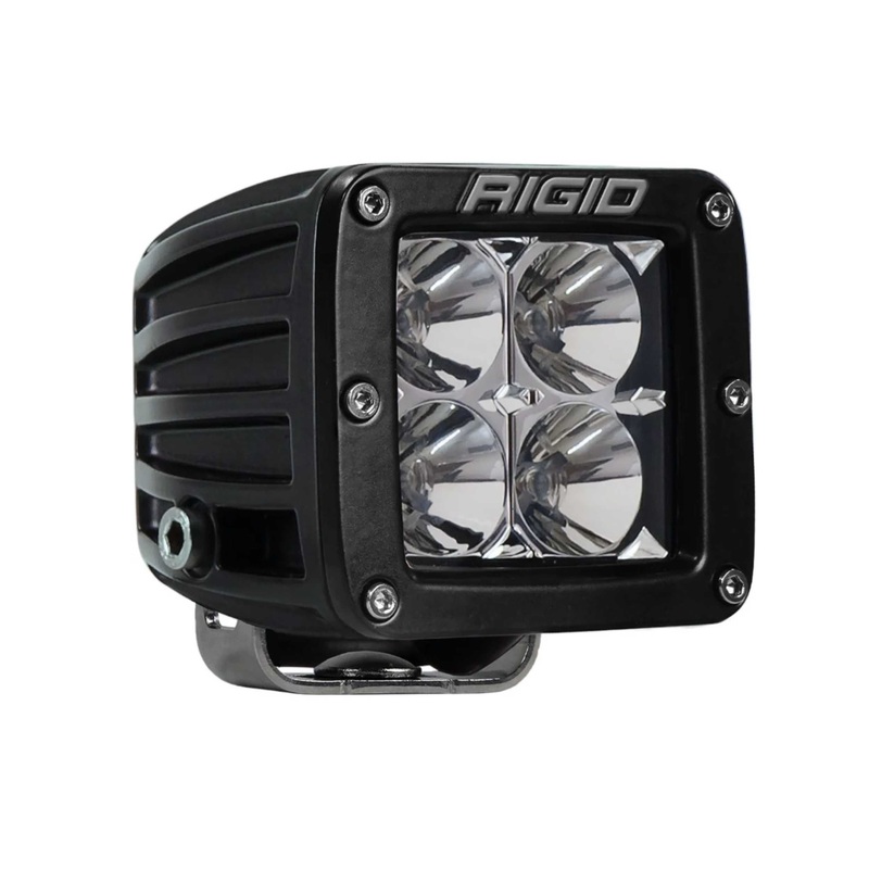 Rigid Industries Rigid D-Series Pro Midnight Light – Spot Diffused / Surface / Pair (RIG202513BLK)