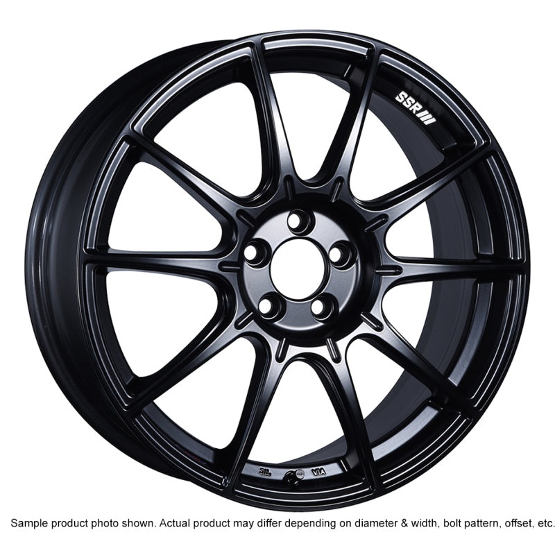 SSR GTX01 19×8.5 5×120 38mm Offset Flat Black Wheel (S/O, No Cancellations)