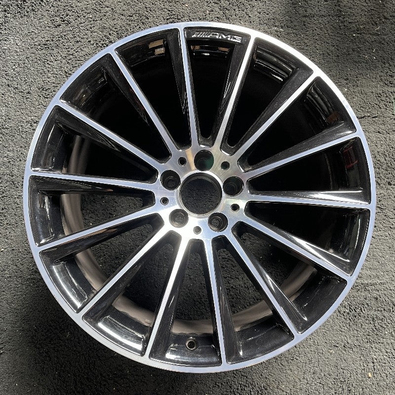 20″ MERCEDES GLC-CLASS 17 253 Type GLC43 20×9.5 black accents sales code 93R Original OEM Wheel Rim