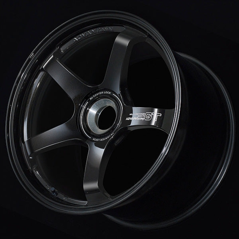 Advan GT Wheel for Porsche – 19×12.0 +63 | 5×130 | Racing Titanium Black