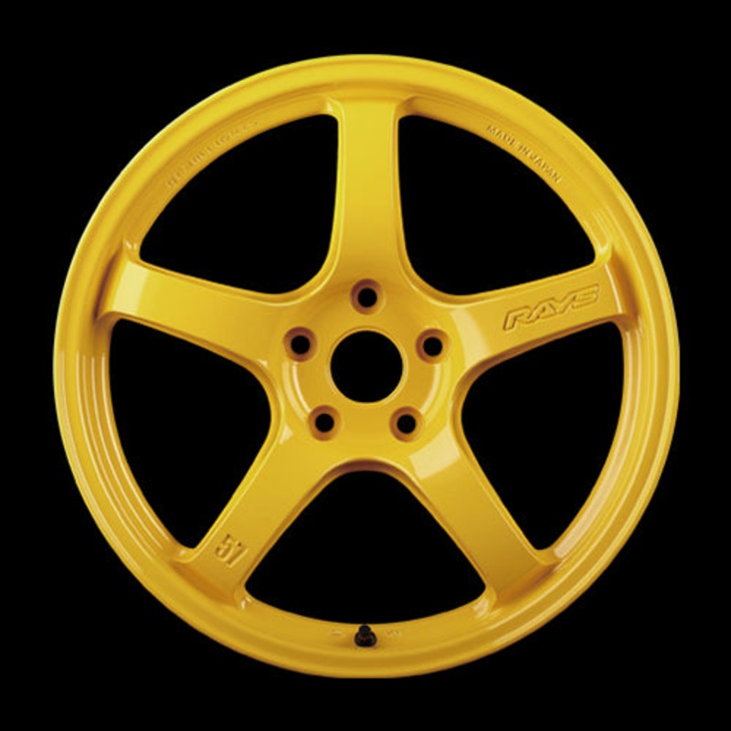 Gram Lights 57CR 2324 Wheel – 17×9.0 +38 | 5×114.3 | Mach Yellow