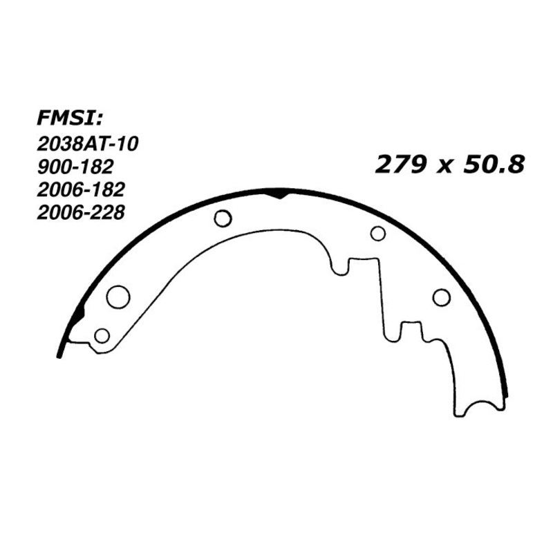 Porterfield Brake Shoes for 1960 CHEVROLET CORVETTE