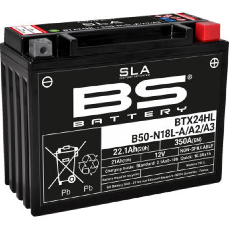 Battery – BTX24HL (YTX) by Bs Battery