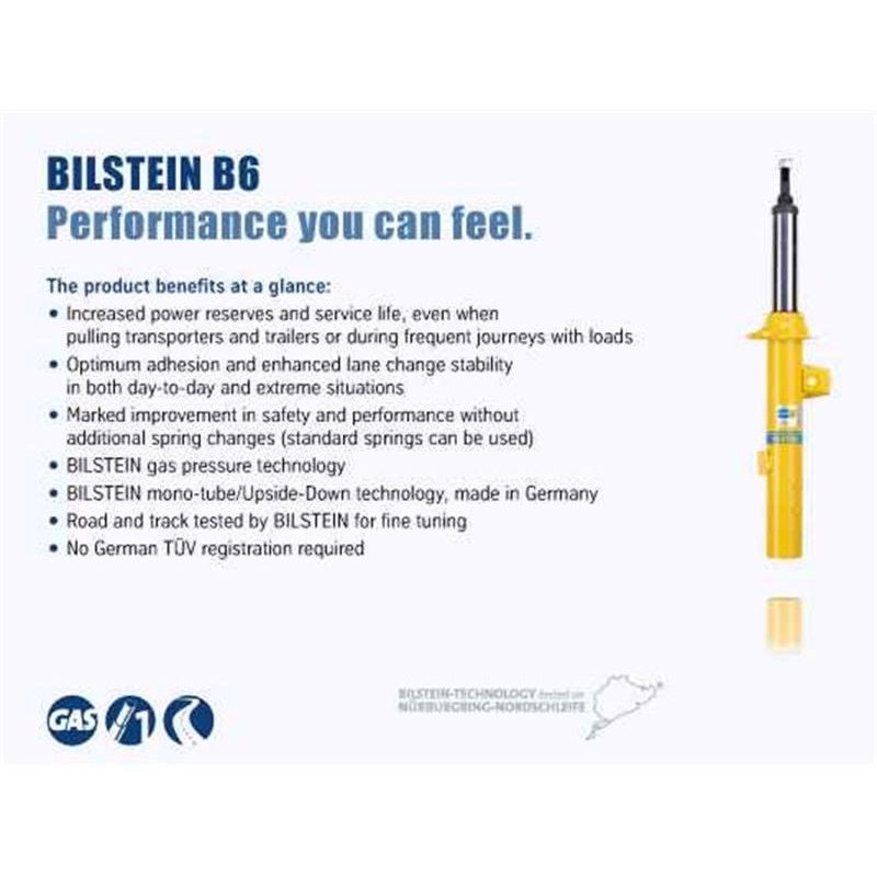 Bilstein 4600 Series 17-18 Nissan Titan (RWD) Rear 46mm Monotube Shock Absorber