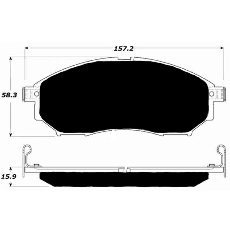 Porterfield Brake Pads for 2006 INFINITI M45