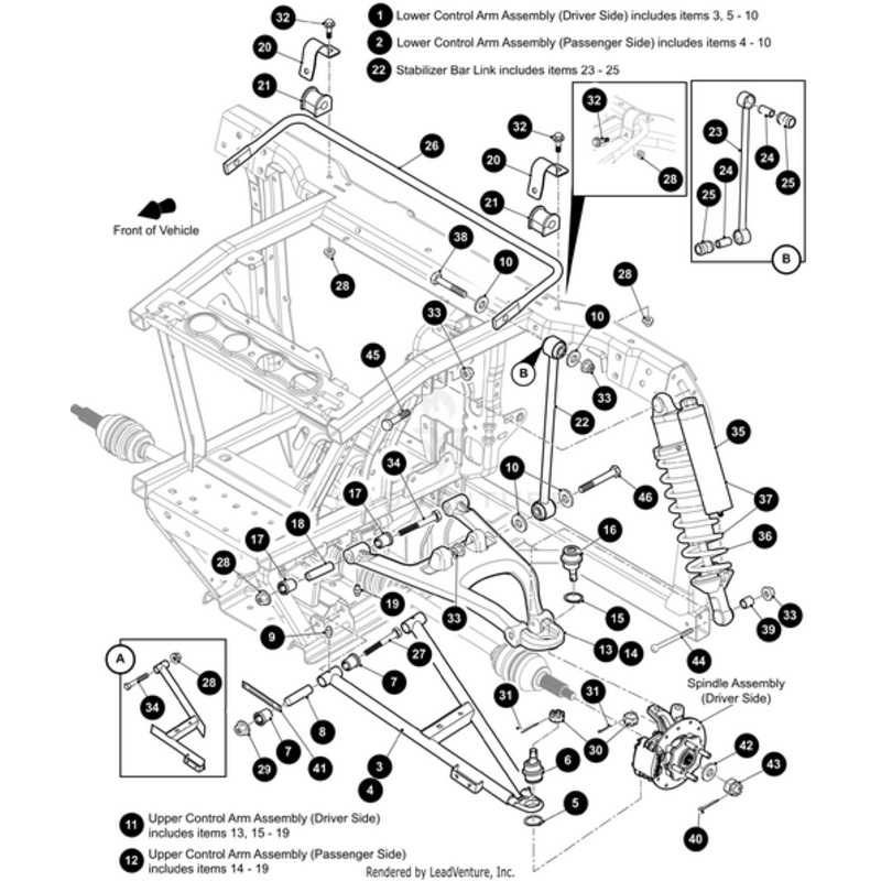 A-Arm – Front Upper Right Bal Brz- (Includes Items 14 – 19) (For Havoc X Models Only) by Arctic Cat