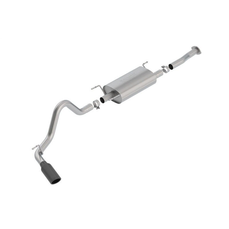 Borla 16-18 Toyota Tacoma 3.5L AT 4DR CC Short Bed S-Type SS Catback Exhaust – Black Chrome Tip