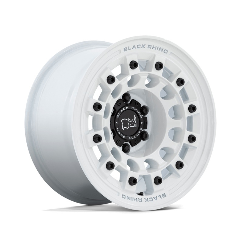 17×8.0 Black Rhino Fuji Gloss White