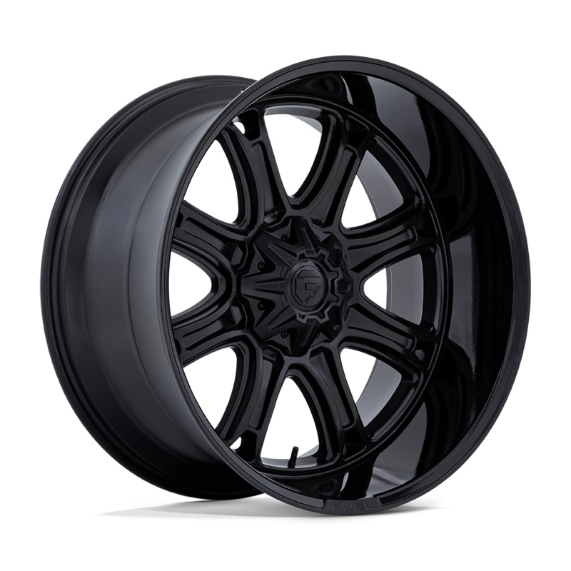 Fuel Wheels Darkstar 20″ 8×165.1 Matte Black With Gloss Black Lip