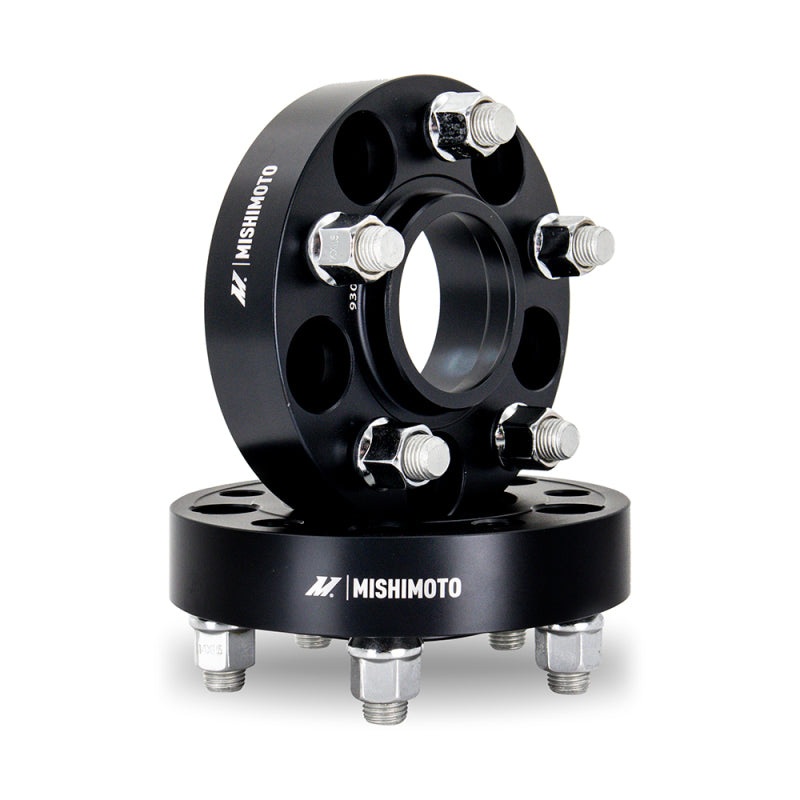 Mishimoto Wheel Spacers – 5×114.3 – 67.1 – 25 – M12 – Black