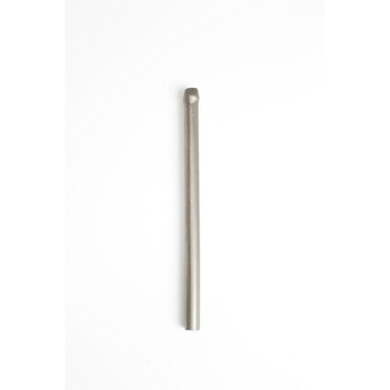 Ticon Industries 8in Length x 1/2in OD Titanium Hollow Mushroom Hanger Rod – Single Ended