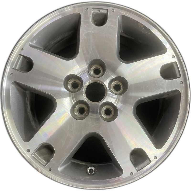 16″ ESCAPE 01 16×7 5 spoke aluminum w/exposed lugs bright machined Original OEM Wheel Rim