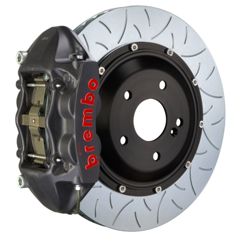 Brembo 03-09 Range Rover Rear GTS BBK 4 Piston Cast 380×28 2pc Rotor Slotted Type3-Black HA