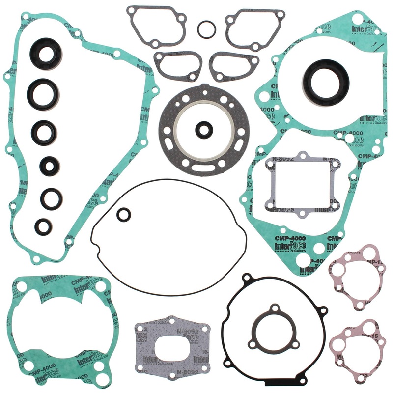 Vertex 811255 Gaskets 1987 Honda CR250R Complete Gasket Kit w/ Oil Seals