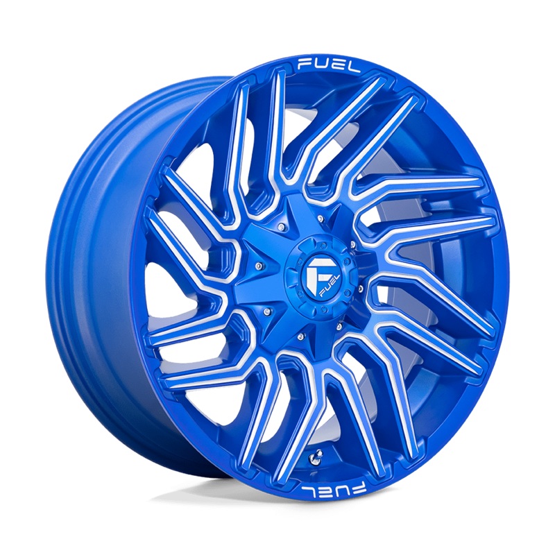 Fuel Wheels D774 Typhoon 22″ 6×135/6×139.7 Anodized Blue Milled