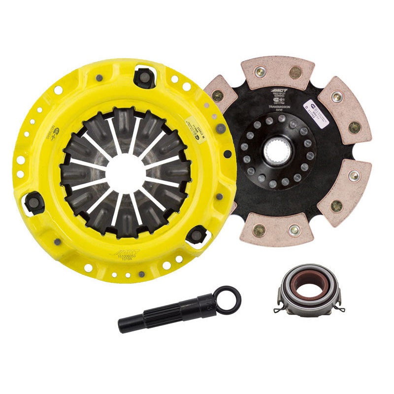 ACT XT/Race Rigid 6 Pad Clutch Kit Toyota Corolla 1986-1991 / MR2 1985 / Paseo 1992-1998 / Tercel 1991-1998 | TL2-XTR6