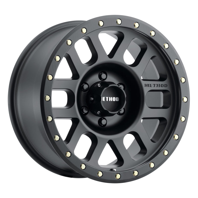 Method MR309 Grid 17×8.5 0mm Offset 6×120 83mm CB Matte Black Wheel