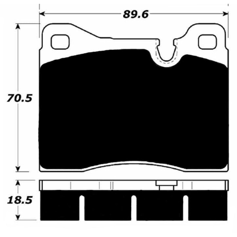 Porterfield Brake Pads for 1978 BMW 733I