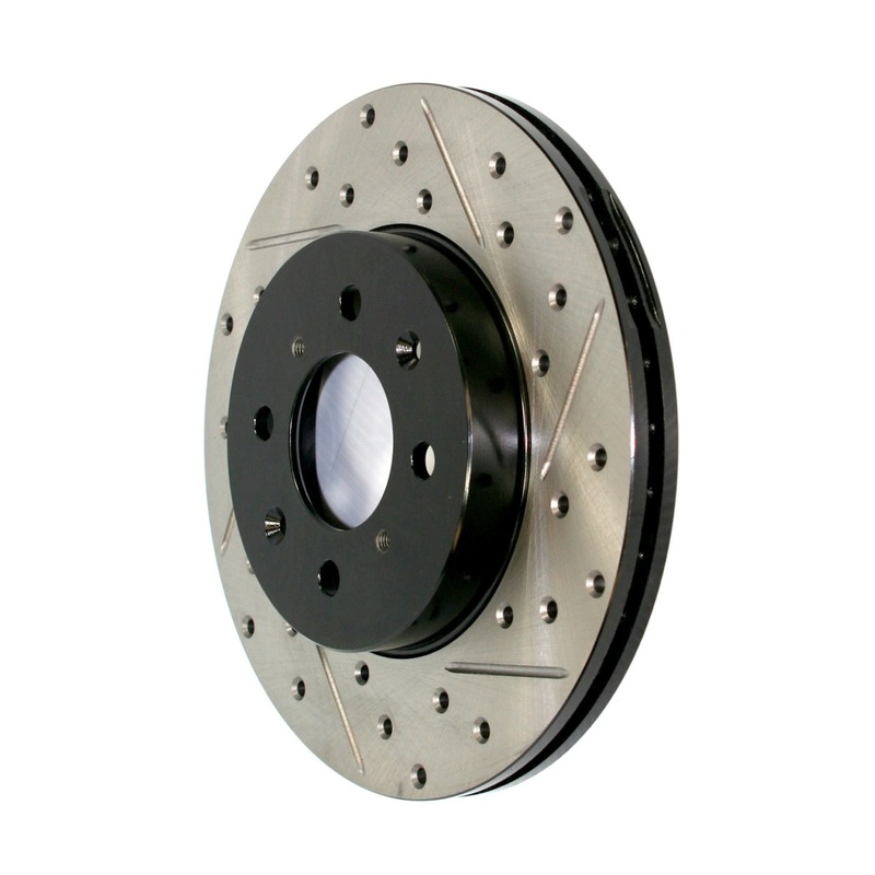 StopTech 2012-2014 BMW 328 Series / 2014 428i Slotted & Drilled Left Rear Brake Rotor