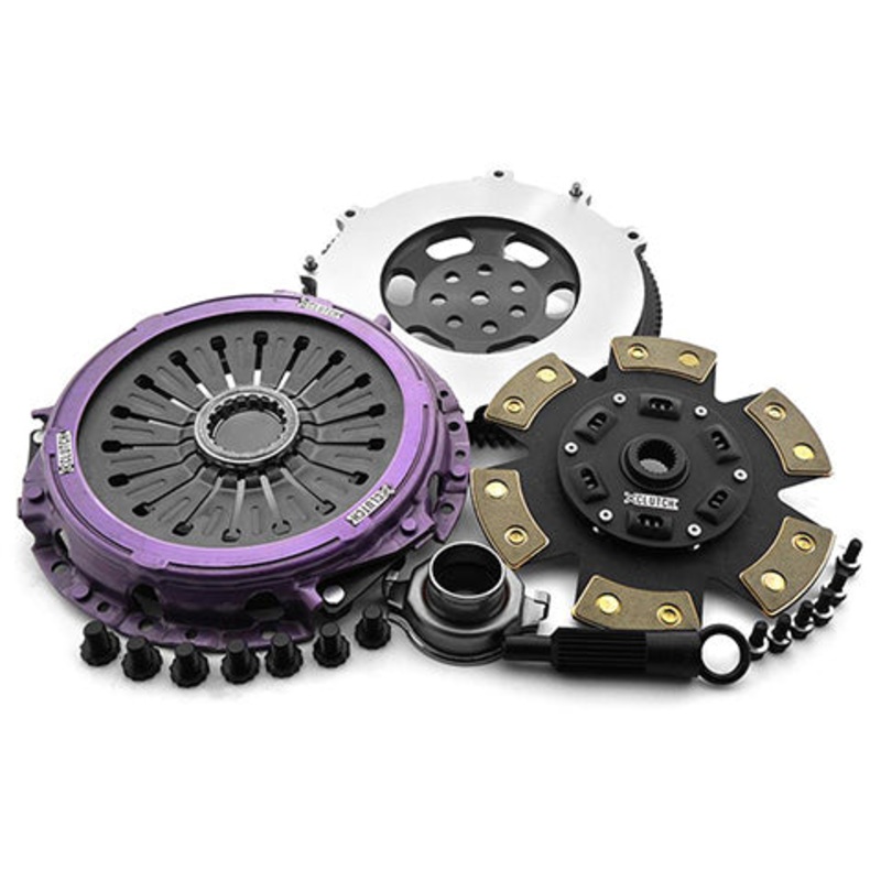 XClutch Stage 2R Ceramic Race Disc Clutch Kit | 1997-2000 Mitsubishi Lancer Evo 4/5/6 (XKMI24522-1R)