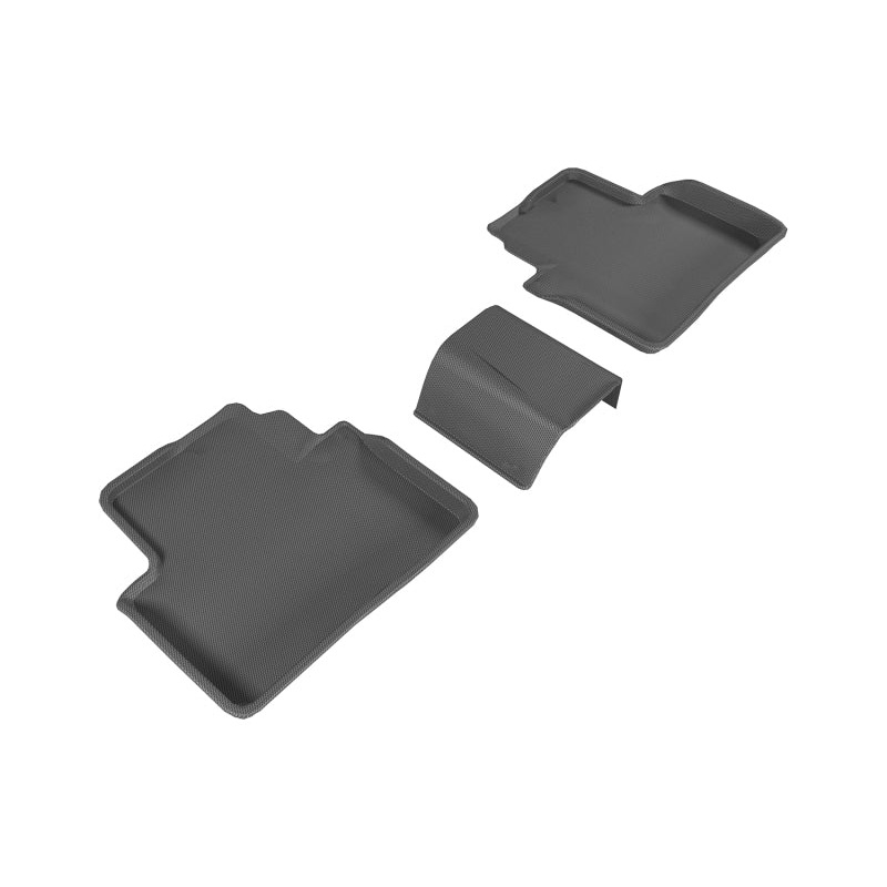3D MAXpider 2016-2020 Honda Civic Kagu 2nd Row Floormats – Black