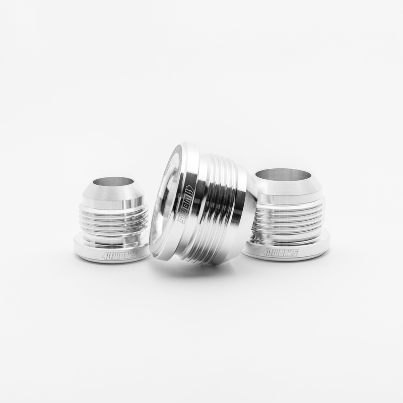 411 WORKS – Male AN Weld Bungs (Alu)