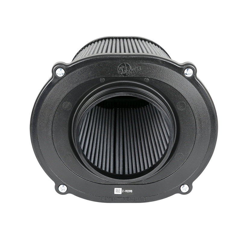 aFe Quantum Pro DRY S Air Filter Flat Top – 5in Flange x 9in Height
