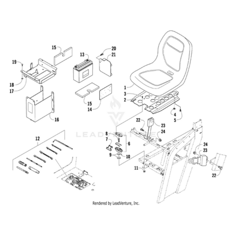 Battery Pad by Arctic Cat