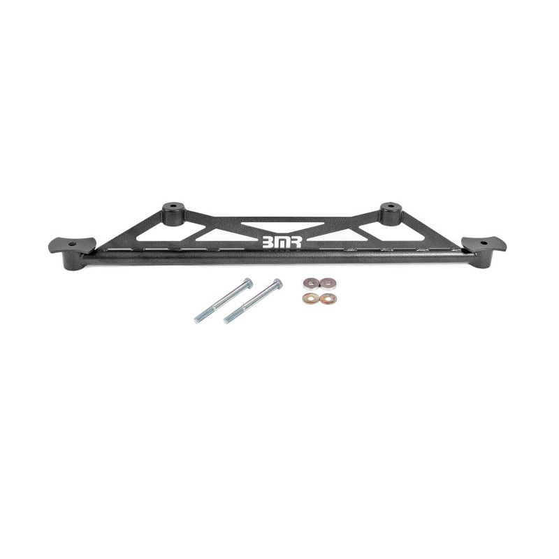 BMR 16-17 6th Gen Camaro Rear Of Rear Cradle Brace – Black Hammertone